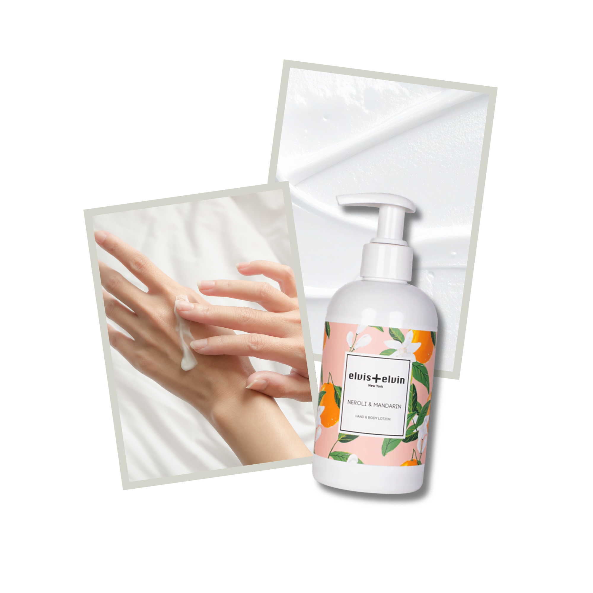 elvis+elvin Neroli & Mandarin Hand & Body Lotion-4