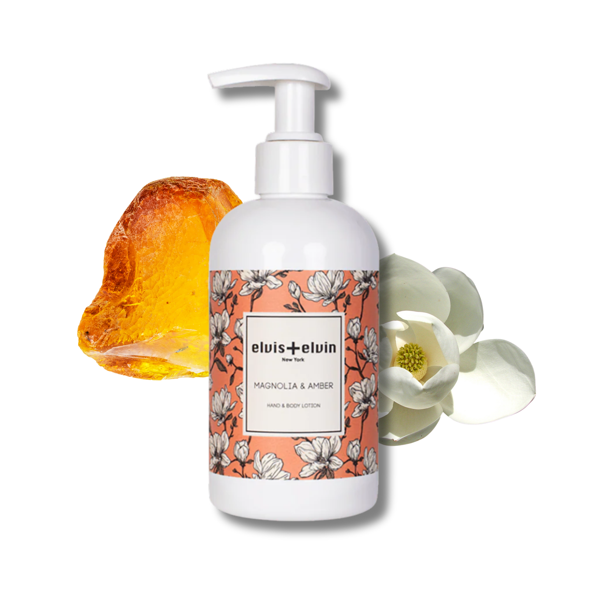 elvis+elvin Magnolia & Amber Hand & Body Lotion-3