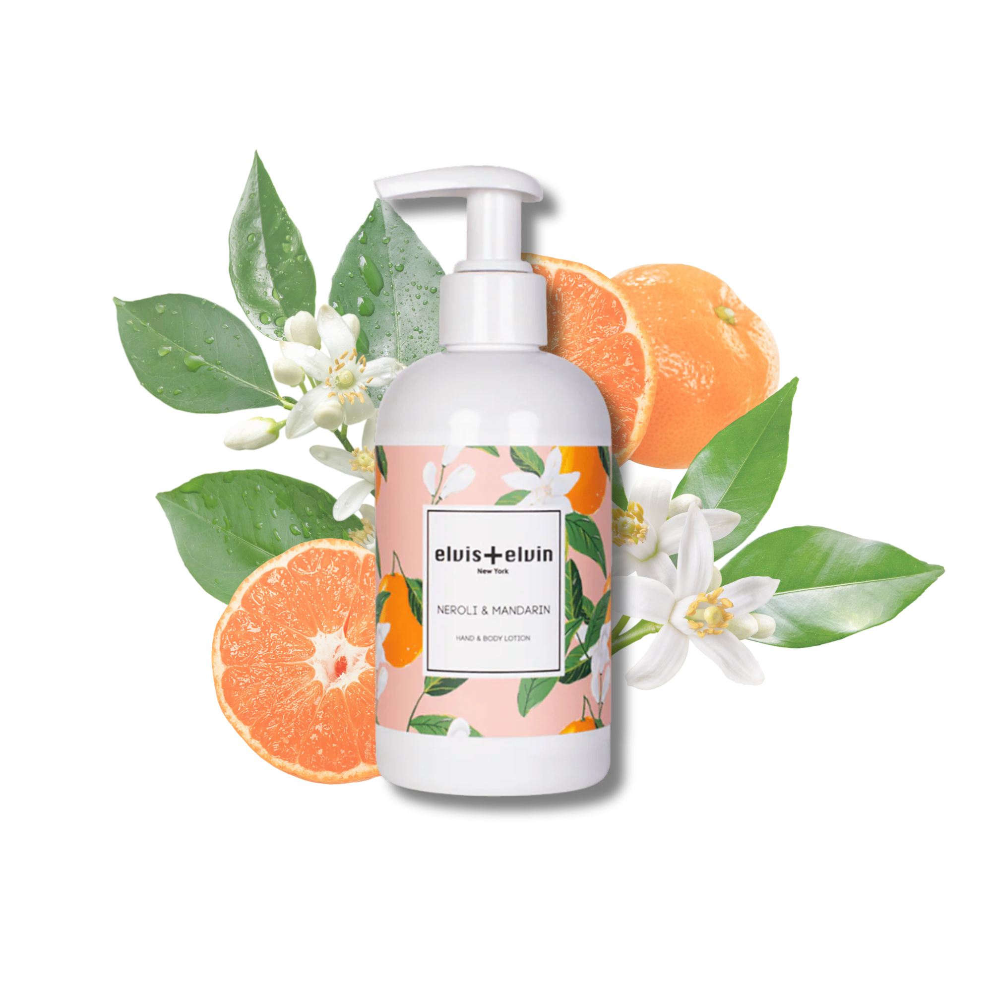elvis+elvin Neroli & Mandarin Hand & Body Lotion-3