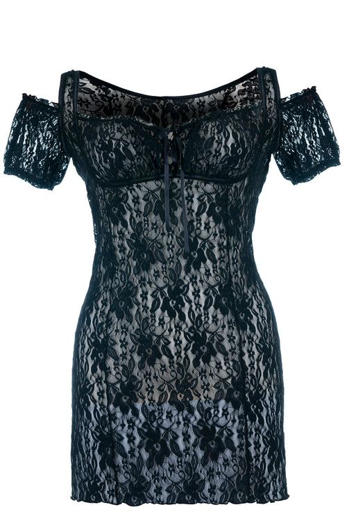 black chemise SB/1007 54/56 Sexy Base-1