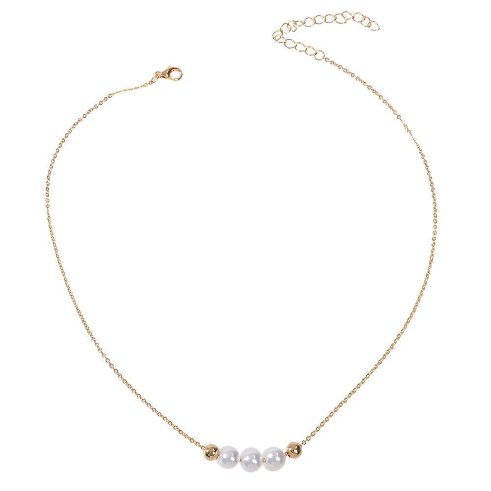Modeschmuck Perlen-Dekor Goldkette Halskette Großhandelspreis Accessoires