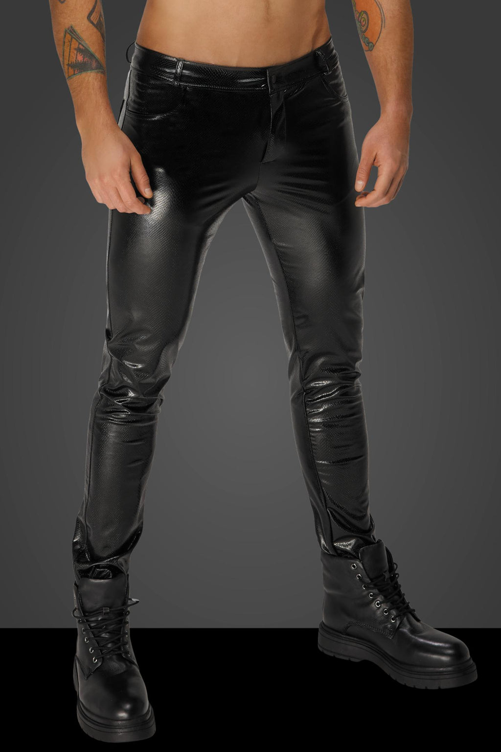Snake Wetlook-Longpants H067 - 3XL