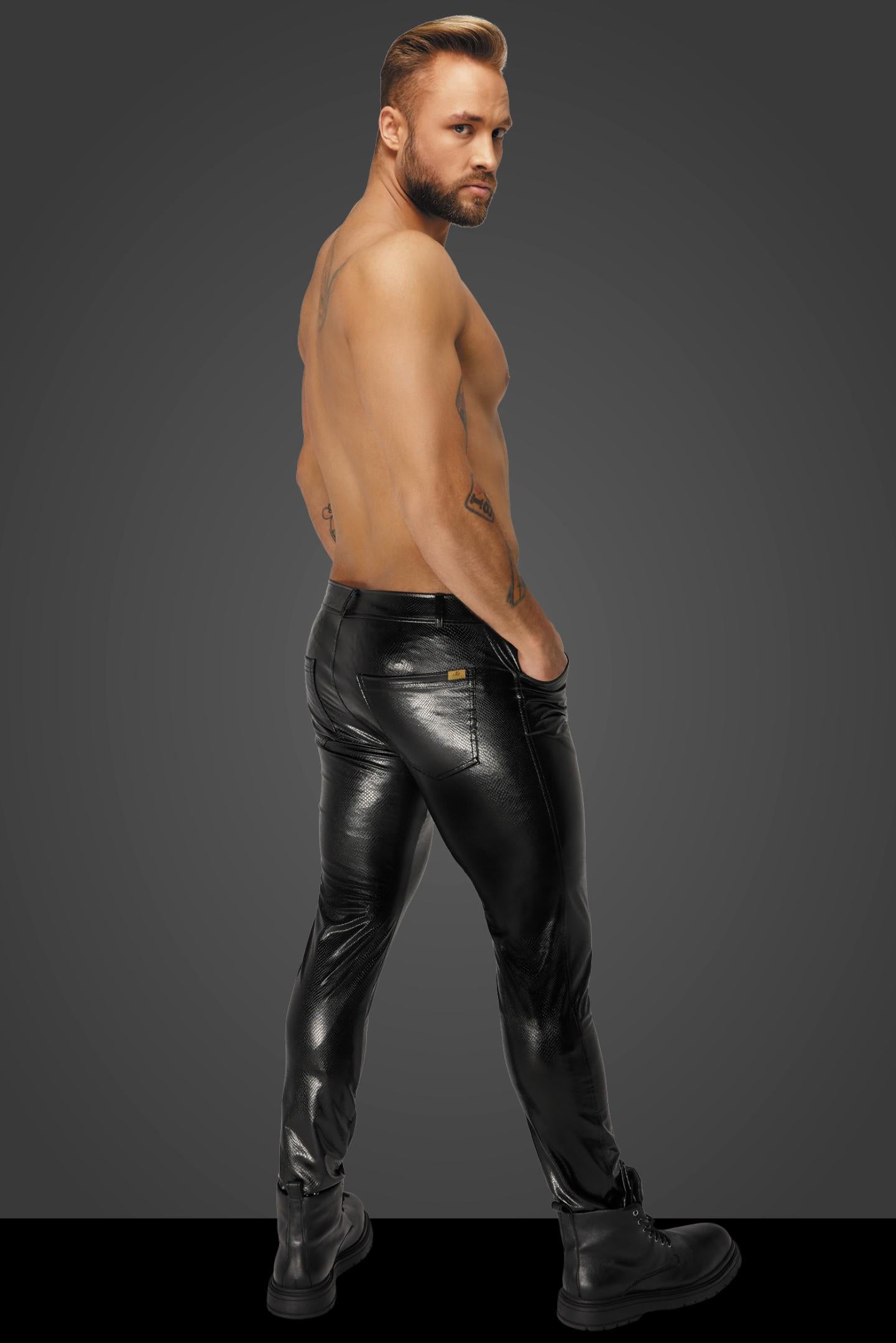 Snake Wetlook-Longpants H067 - 3XL