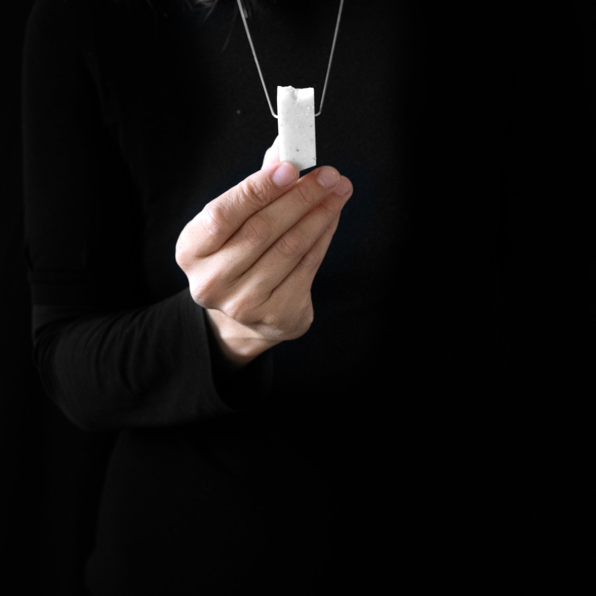 BLOCCO 55 – Carrara Marble Necklace | Handmade Statement Jewelry