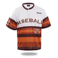 Sublimierte einfache weiße Baseballbekleidung