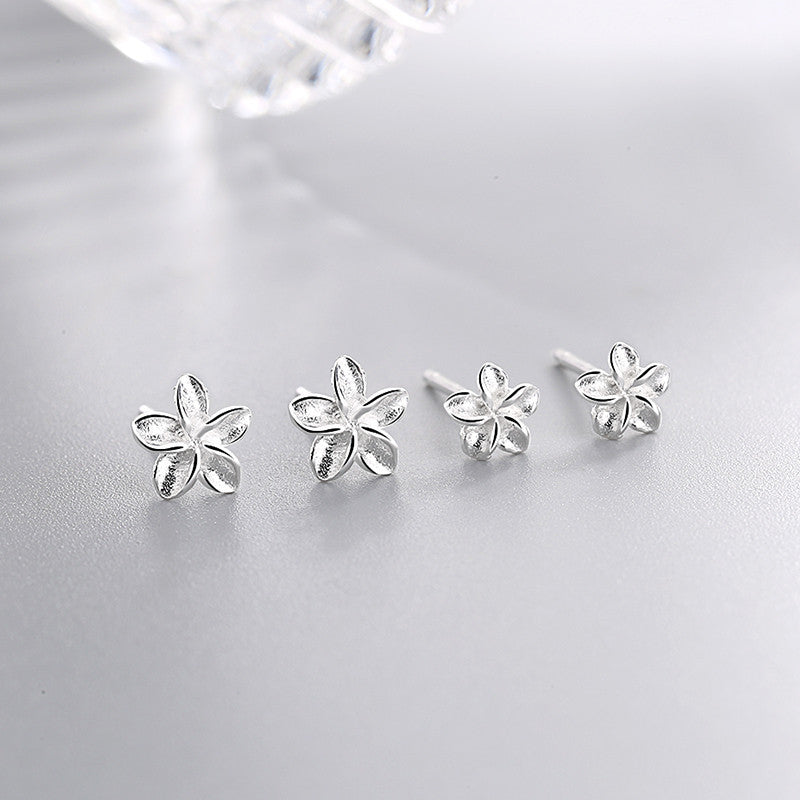 Flower Egg Earrings - Floral Stud Earrings