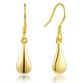 Gold Teardrop Dangle Earrings