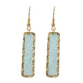 Fashion Jewellery Pink Acrylic Square Drop Earrings Wholesale Price Accessories