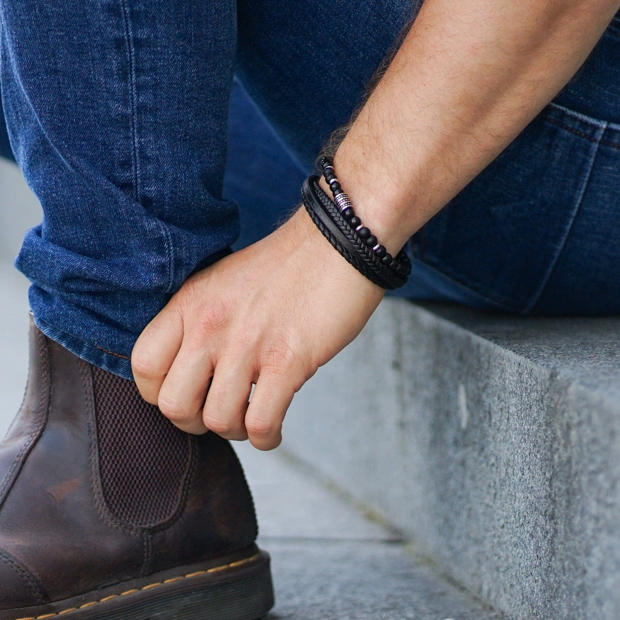 Armband Schwarzer Ritter