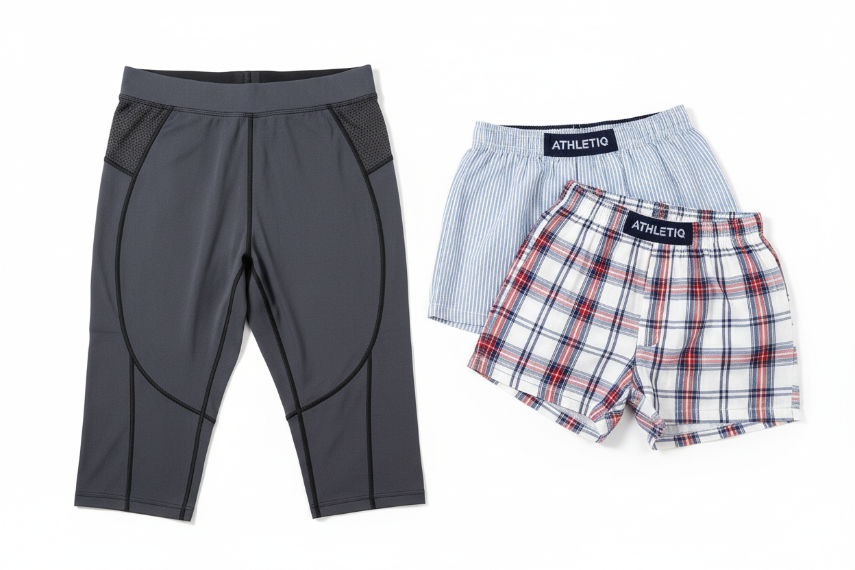 ladies training tights and classic boxers